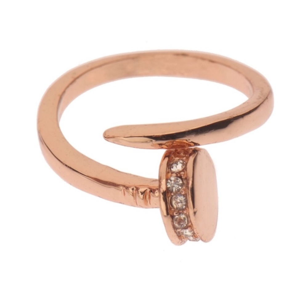 🛍2 for $25🛍 NWT Rose Gold Nail Ring